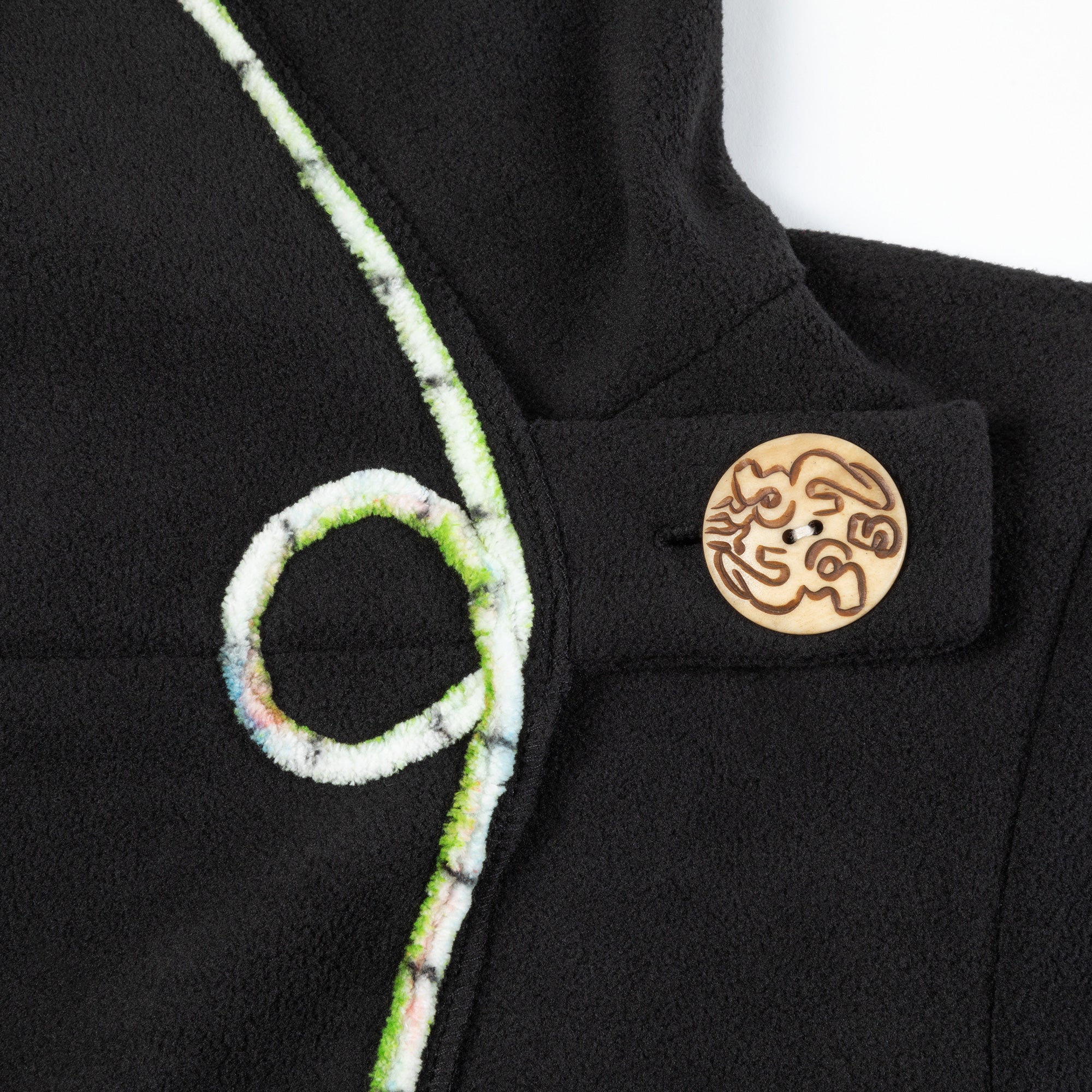 Twists and Turns Fleece Wrap Jacket - Aaria Tees Aaria Tees