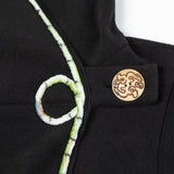 Twists and Turns Fleece Wrap Jacket - Aaria Tees Aaria Tees
