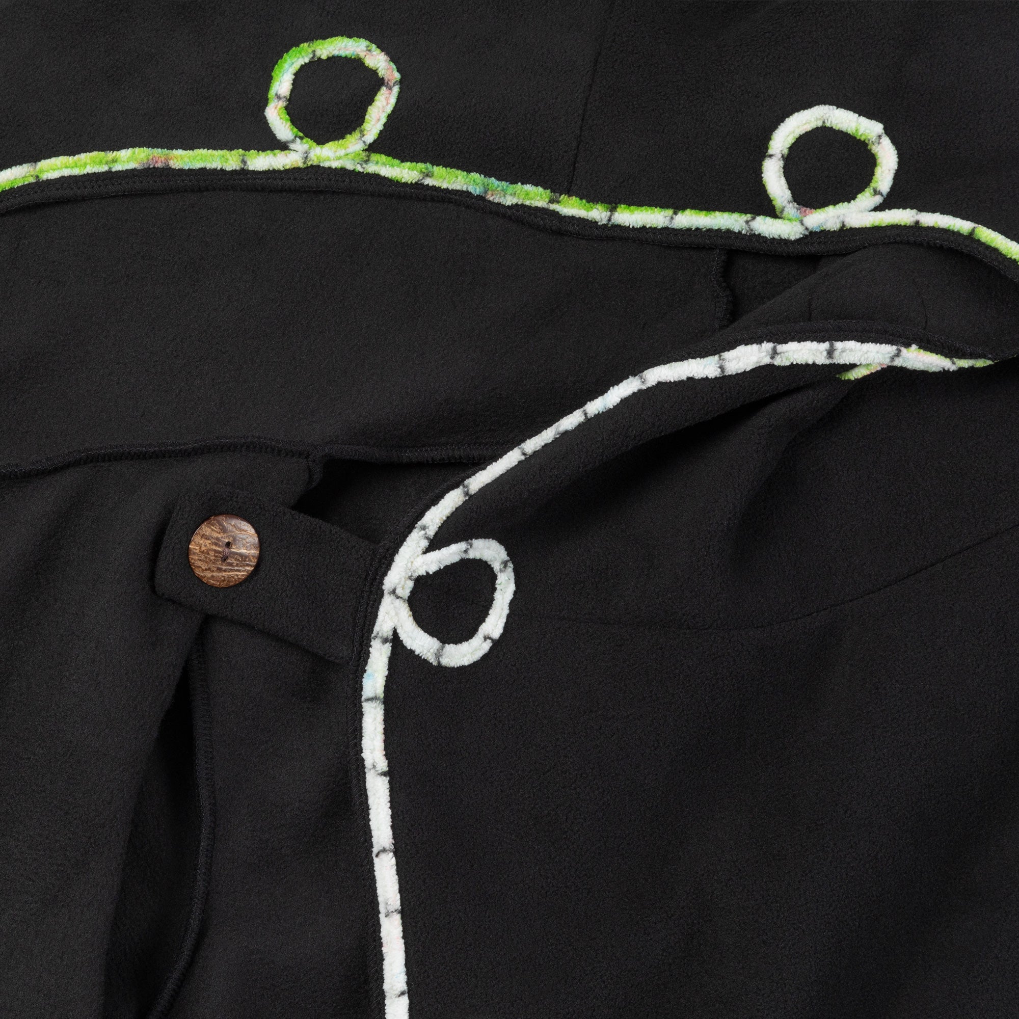 Twists and Turns Fleece Wrap Jacket - Aaria Tees Aaria Tees