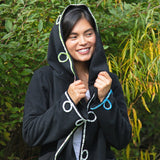 Twists and Turns Fleece Wrap Jacket - Aaria Tees Aaria Tees