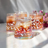 Pearl Iridescent Glass - Set of 4 - Aaria Tees Aaria Tees