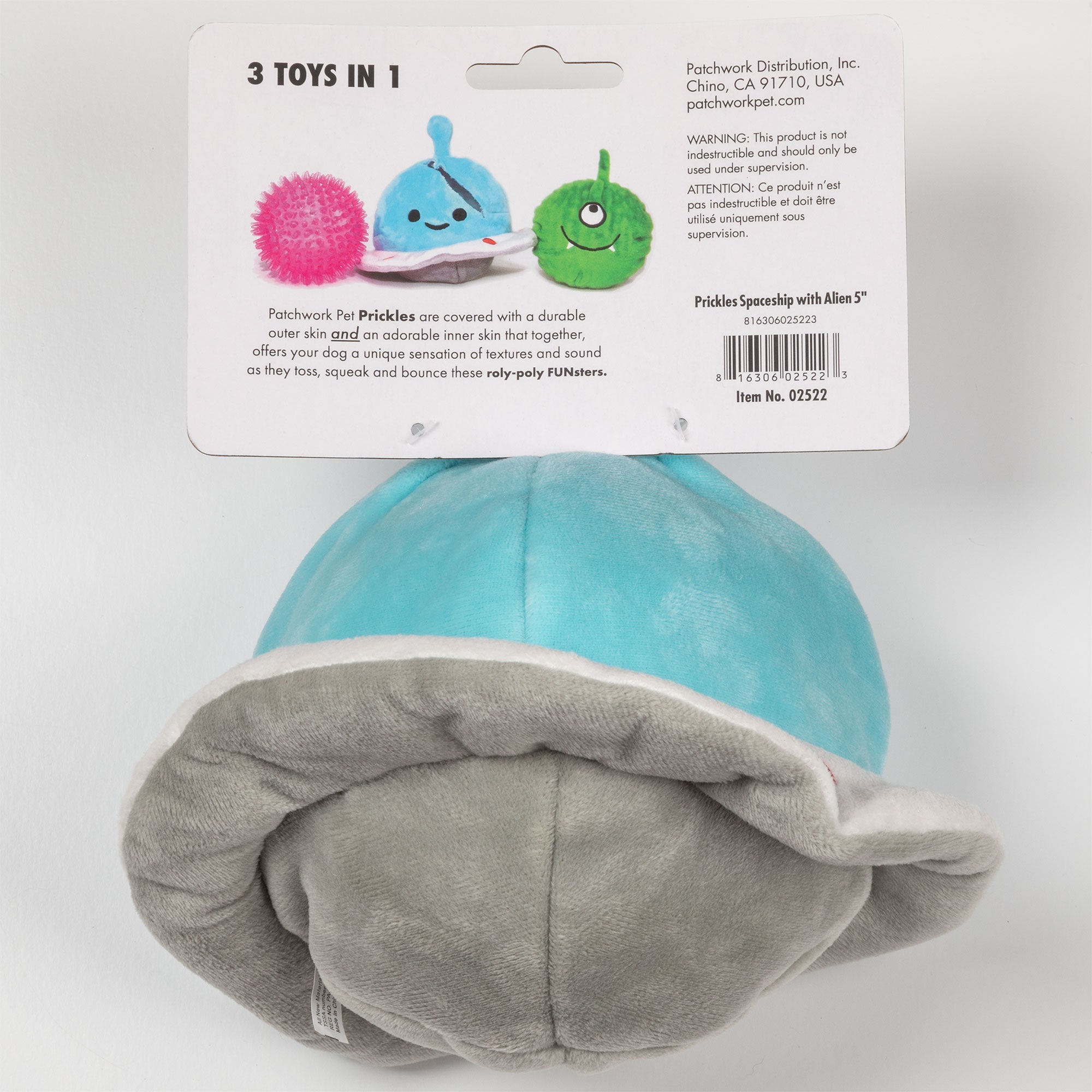 Patchwork Pet Spaceship with Alien 5-inch - Aaria Tees Aaria Tees