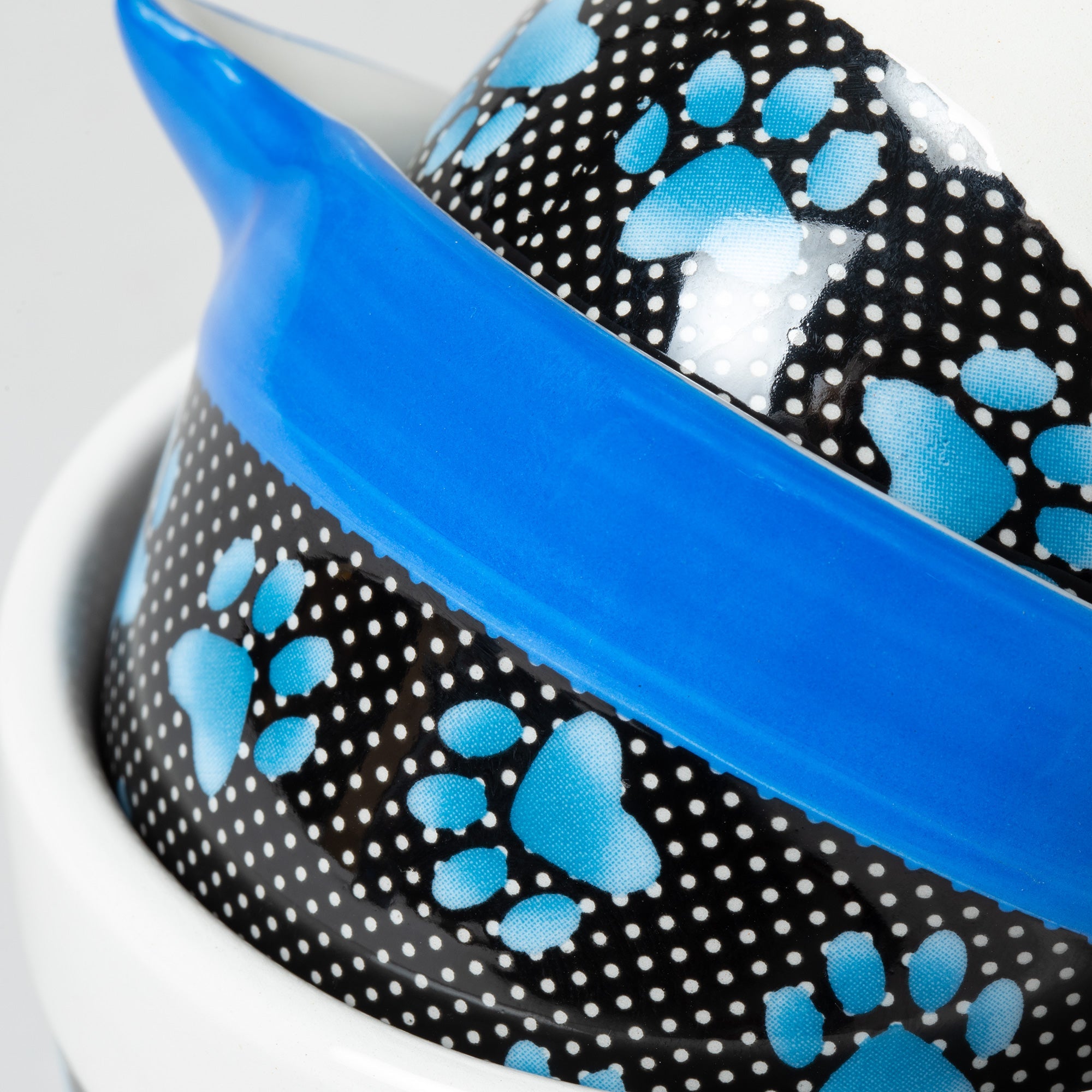 Paw Prints Ceramic Measuring Cup Set - Aaria Tees Aaria Tees