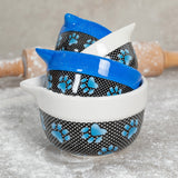 Paw Prints Ceramic Measuring Cup Set - Aaria Tees Aaria Tees