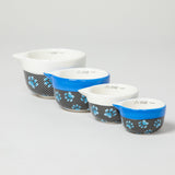 Paw Prints Ceramic Measuring Cup Set - Aaria Tees Aaria Tees