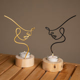 Silhouette Of Beauty Tealight Candle Holder - Aaria Tees Aaria Tees