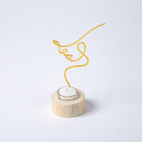 Silhouette Of Beauty Tealight Candle Holder - Aaria Tees Aaria Tees