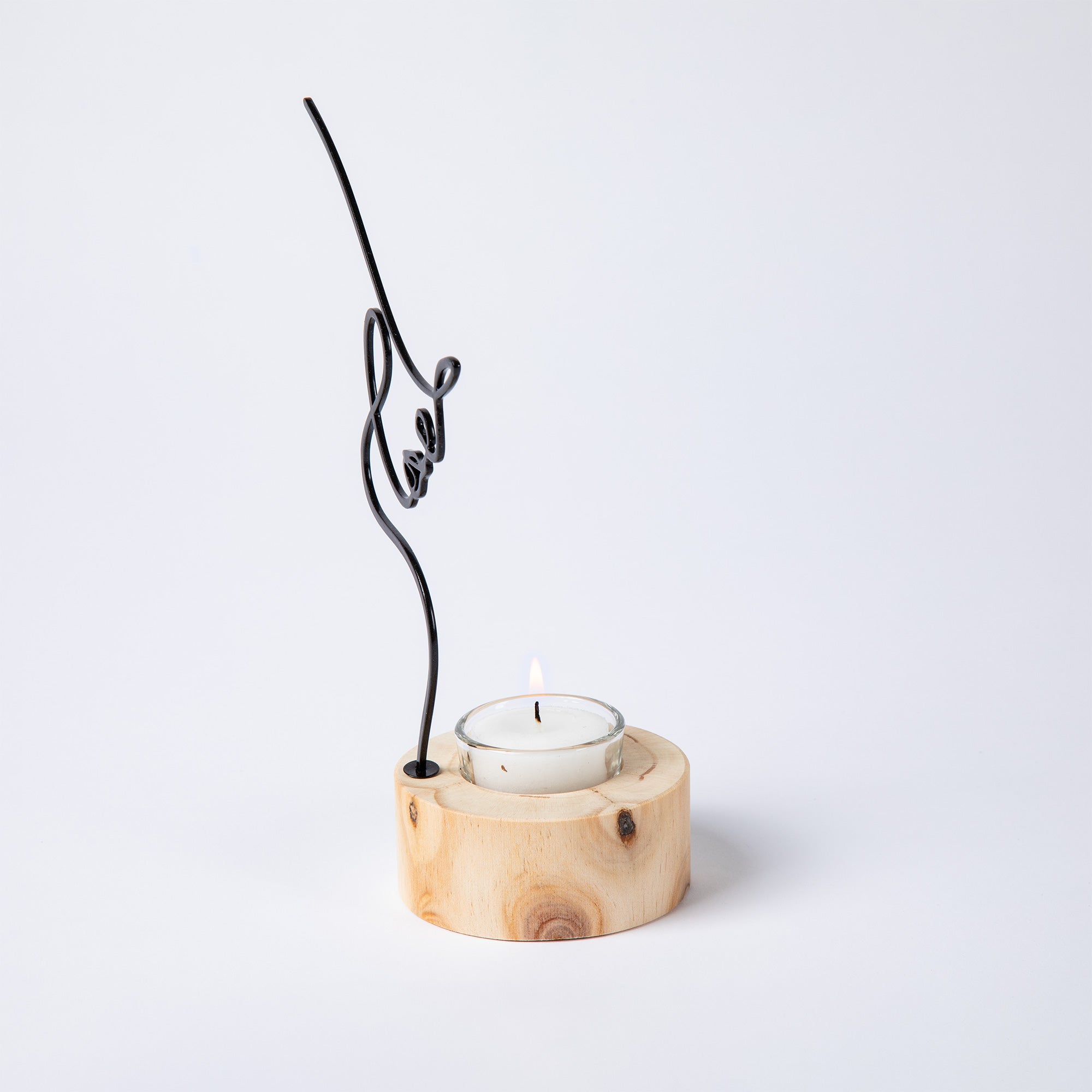 Silhouette Of Beauty Tealight Candle Holder - Aaria Tees Aaria Tees