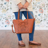 Bow & Hearts Paw Print Handbag - Aaria Tees Aaria Tees