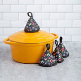 Paw Prints Hot Lid Handle Hat - Set of 4 - Aaria Tees Aaria Tees