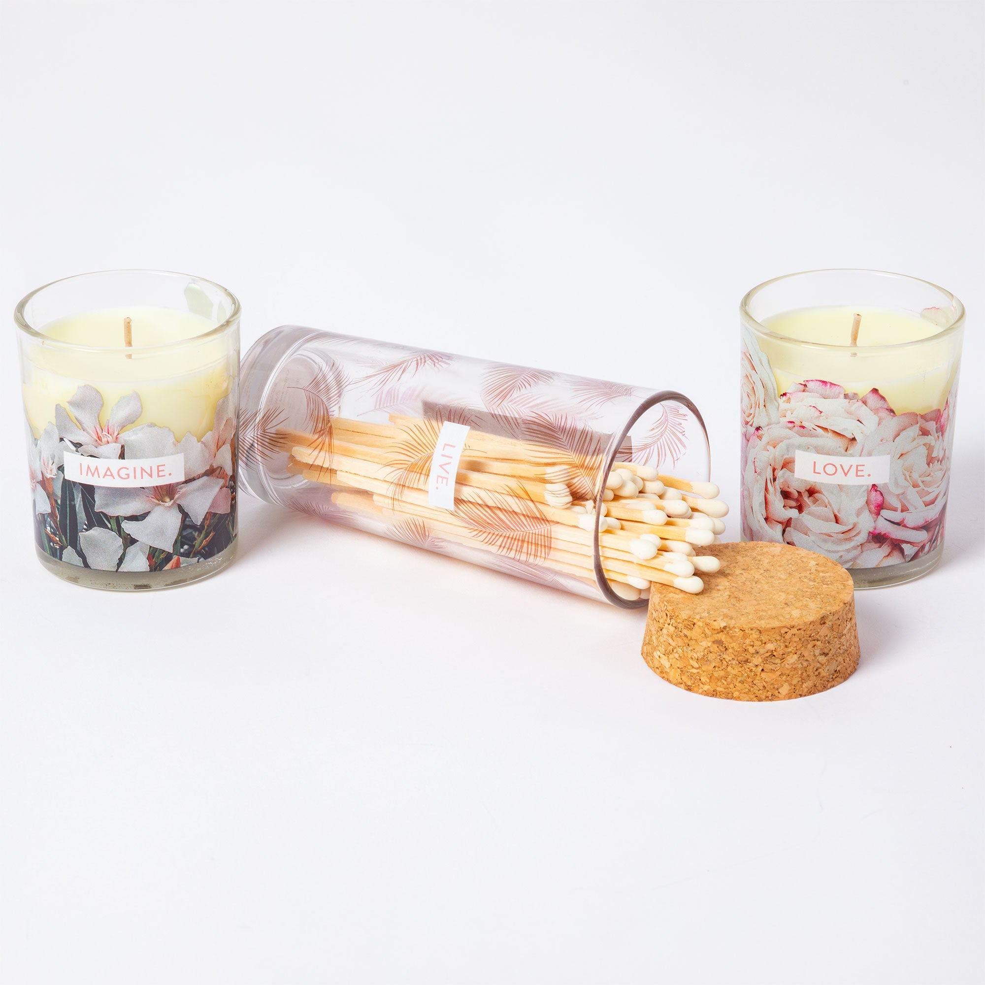 Blooming Candles Gift Set - Aaria Tees Aaria Tees