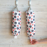 Paw Print Plastic Bag Holder - Set of 2 - Aaria Tees Aaria Tees
