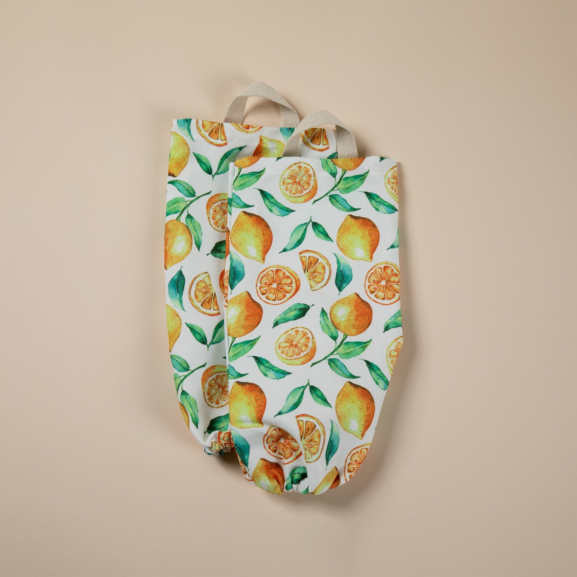 Lemon Vibes Plastic Bag Holder - Set of 2 - Aaria Tees Aaria Tees