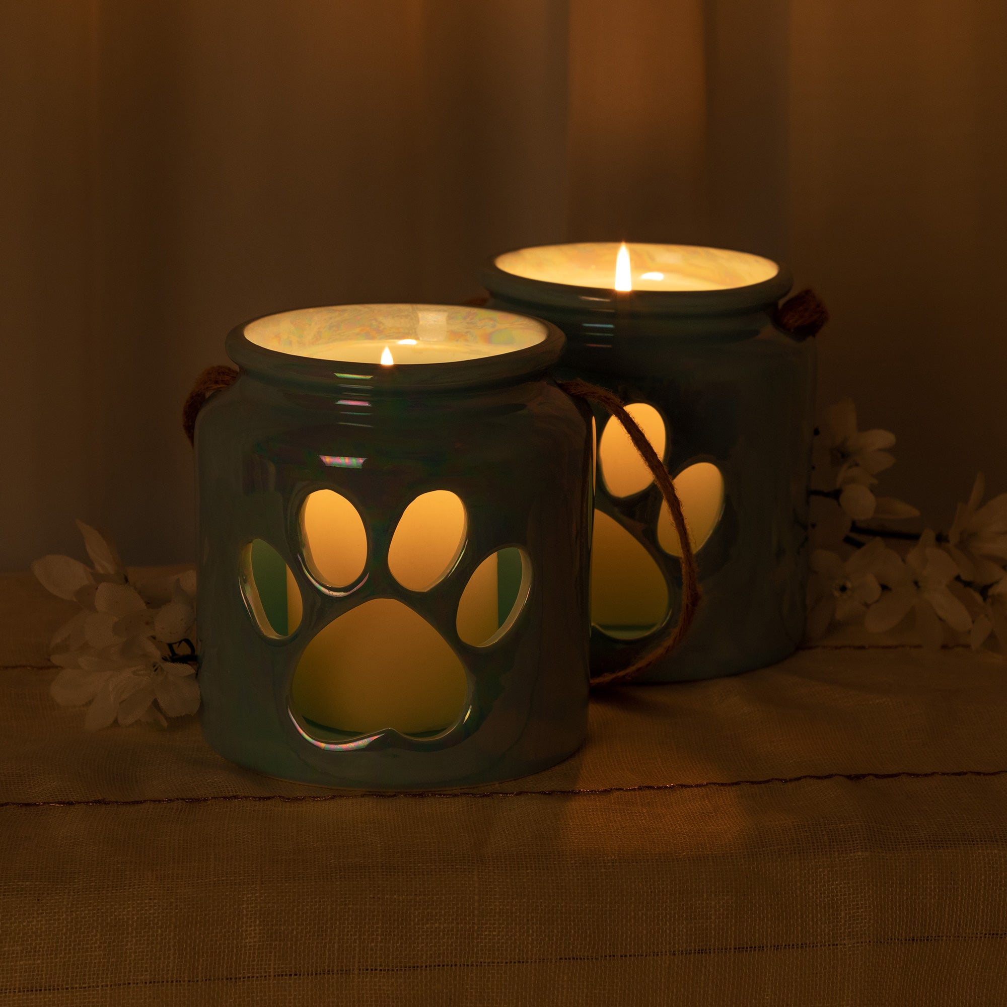 Heart Paw Candle Holder - Set of 2 - Aaria Tees Aaria Tees