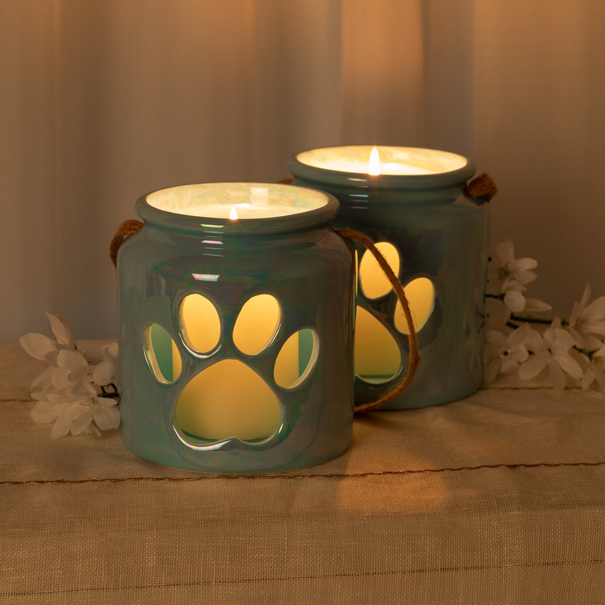 Heart Paw Candle Holder - Set of 2 - Aaria Tees Aaria Tees