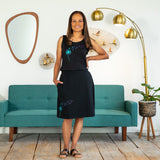 Dandelion Paw Print A-Line Skirt - Aaria Tees Aaria Tees