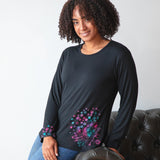 Pawsitive Energy Long Sleeve Top - Aaria Tees Aaria Tees