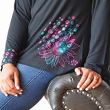 Pawsitive Energy Long Sleeve Top - Aaria Tees Aaria Tees