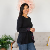 Pawsitive Energy Long Sleeve Top - Aaria Tees Aaria Tees