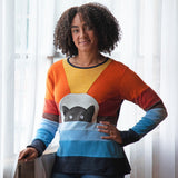 Peek-A-Boo Kitty Long Sleeve Top - Aaria Tees Aaria Tees