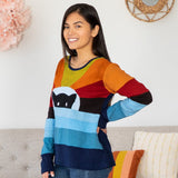 Peek-A-Boo Kitty Long Sleeve Top - Aaria Tees Aaria Tees