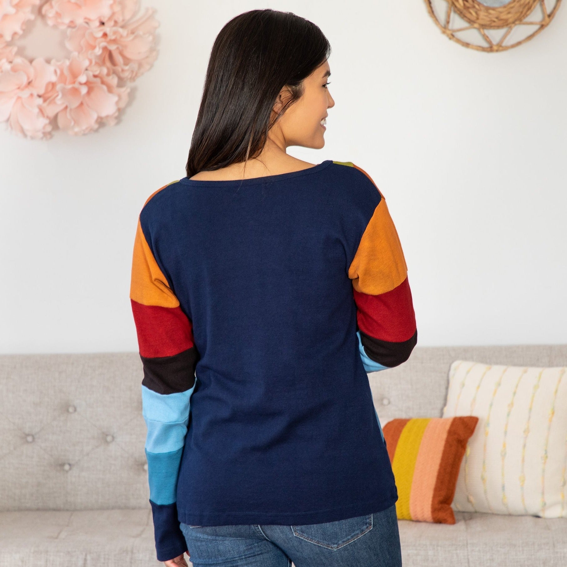 Peek-A-Boo Kitty Long Sleeve Top - Aaria Tees Aaria Tees
