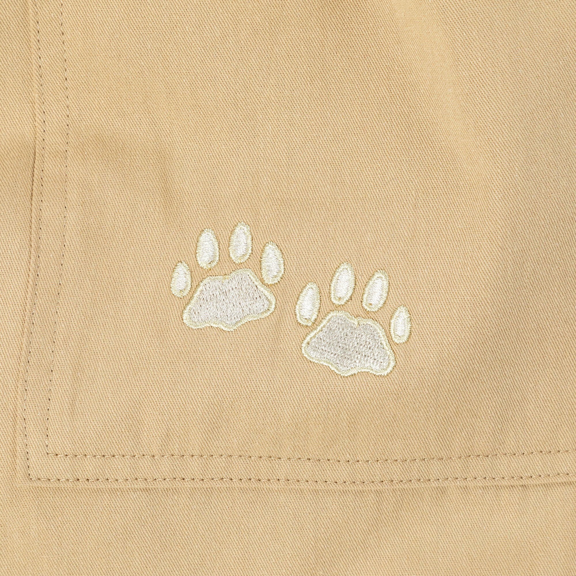 Paw Print Khaki Joggers - Aaria Tees Aaria Tees