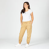Paw Print Khaki Joggers - Aaria Tees Aaria Tees