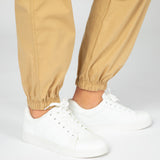 Paw Print Khaki Joggers - Aaria Tees Aaria Tees