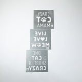 Cat Lover Outdoor Wall Decor Sign - Aaria Tees Aaria Tees