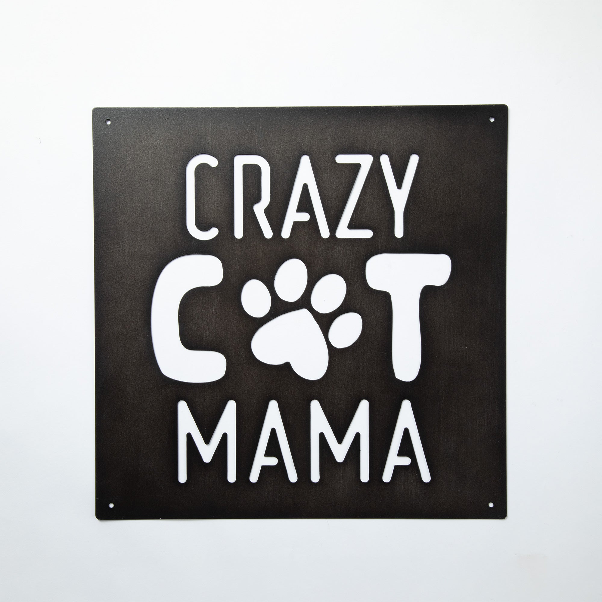 Cat Lover Outdoor Wall Decor Sign - Aaria Tees Aaria Tees