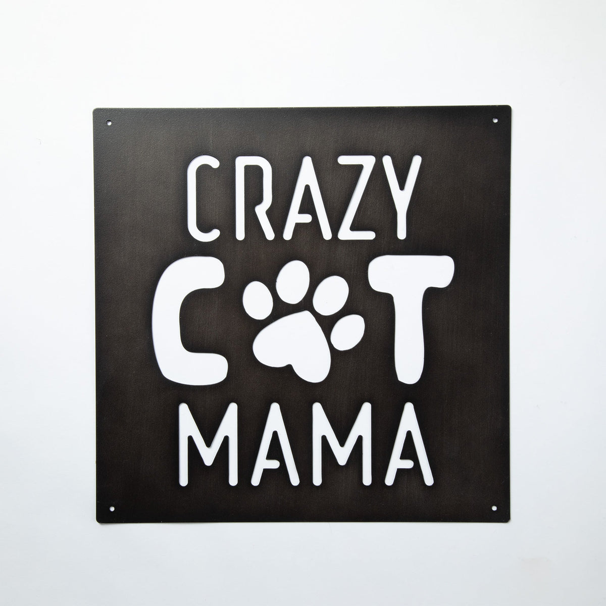 Cat Lover Outdoor Wall Decor Sign - Aaria Tees
