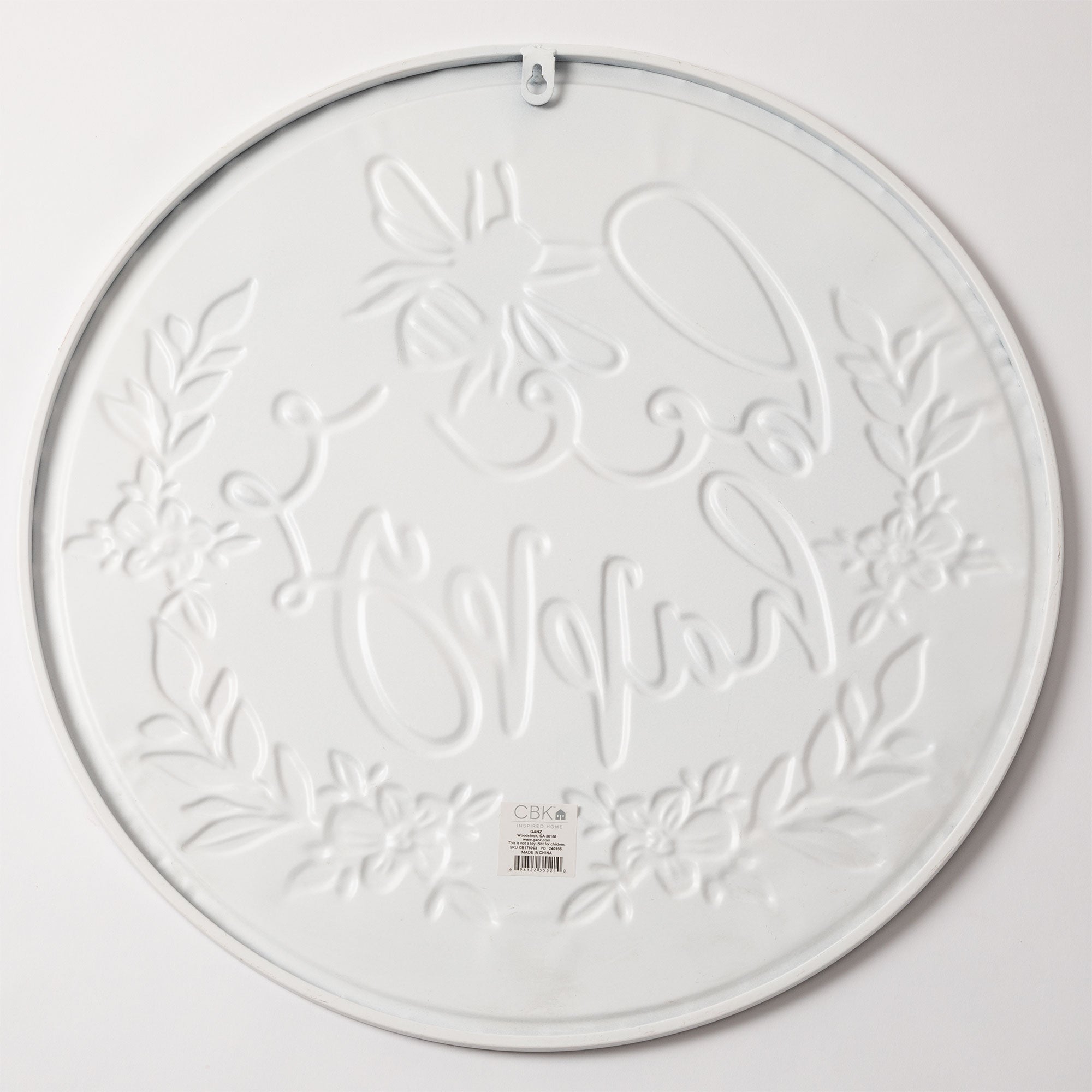 Floral Bee Happy Patio Wall Decor - Aaria Tees Aaria Tees