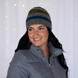 Bold Stripes Hand Knit Hat - Aaria Tees Aaria Tees