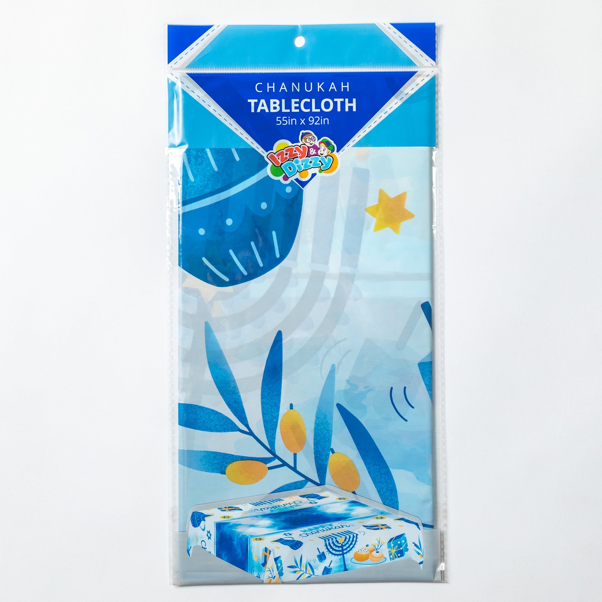Chanukah Plastic Tablecloth - Aaria Tees Aaria Tees