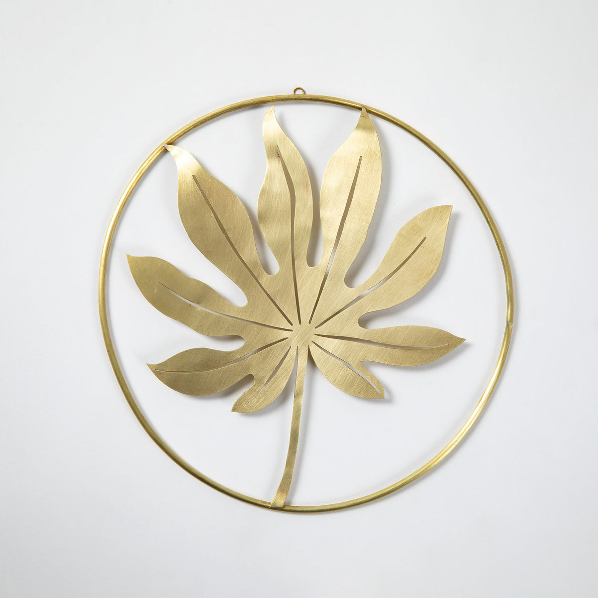 Hand Crafted Leaves Metal Wall Decor - Aaria Tees