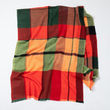Plaid Chunky Scarf - Aaria Tees Aaria Tees