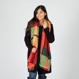 Plaid Chunky Scarf - Aaria Tees Aaria Tees
