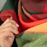 Plaid Chunky Scarf - Aaria Tees Aaria Tees