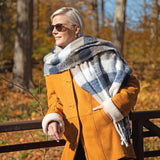 Blocks of Color Chunky Scarf - Aaria Tees Aaria Tees