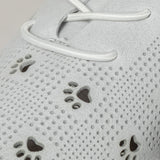 Cut-Out Paw Print Casual Sneakers - Aaria Tees Aaria Tees