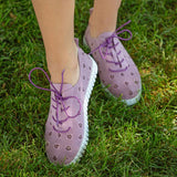 Cut-Out Paw Print Casual Sneakers - Aaria Tees Aaria Tees