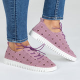 Cut-Out Paw Print Casual Sneakers - Aaria Tees Aaria Tees