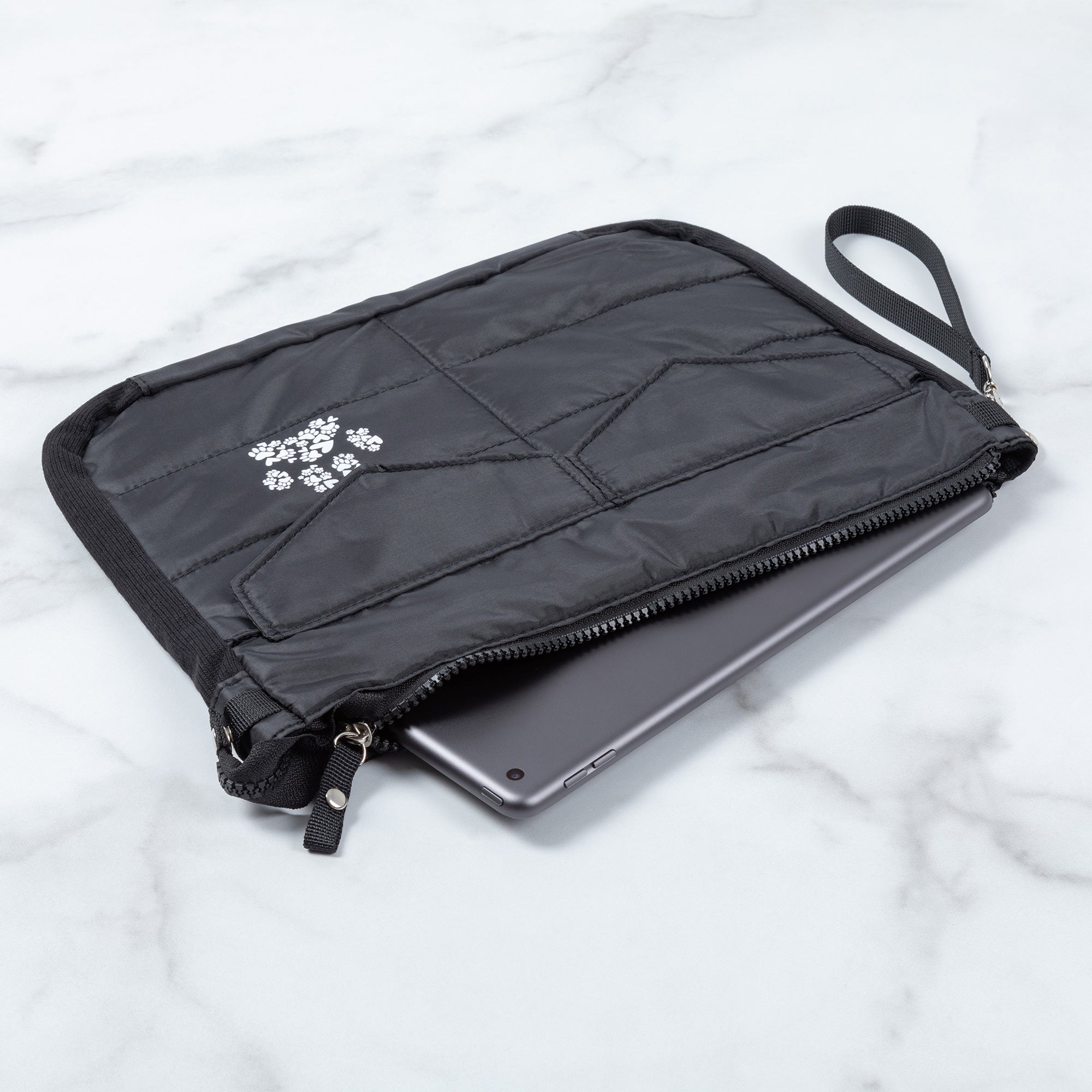 Paw Print Puffer Tablet Carrying Case - Aaria Tees Aaria Tees