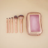 Cala&reg; Rose Radiance Make Up Face & Eye Brush Set - Aaria Tees Aaria Tees