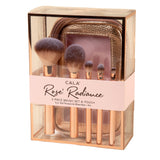 Cala&reg; Rose Radiance Make Up Face & Eye Brush Set - Aaria Tees Aaria Tees