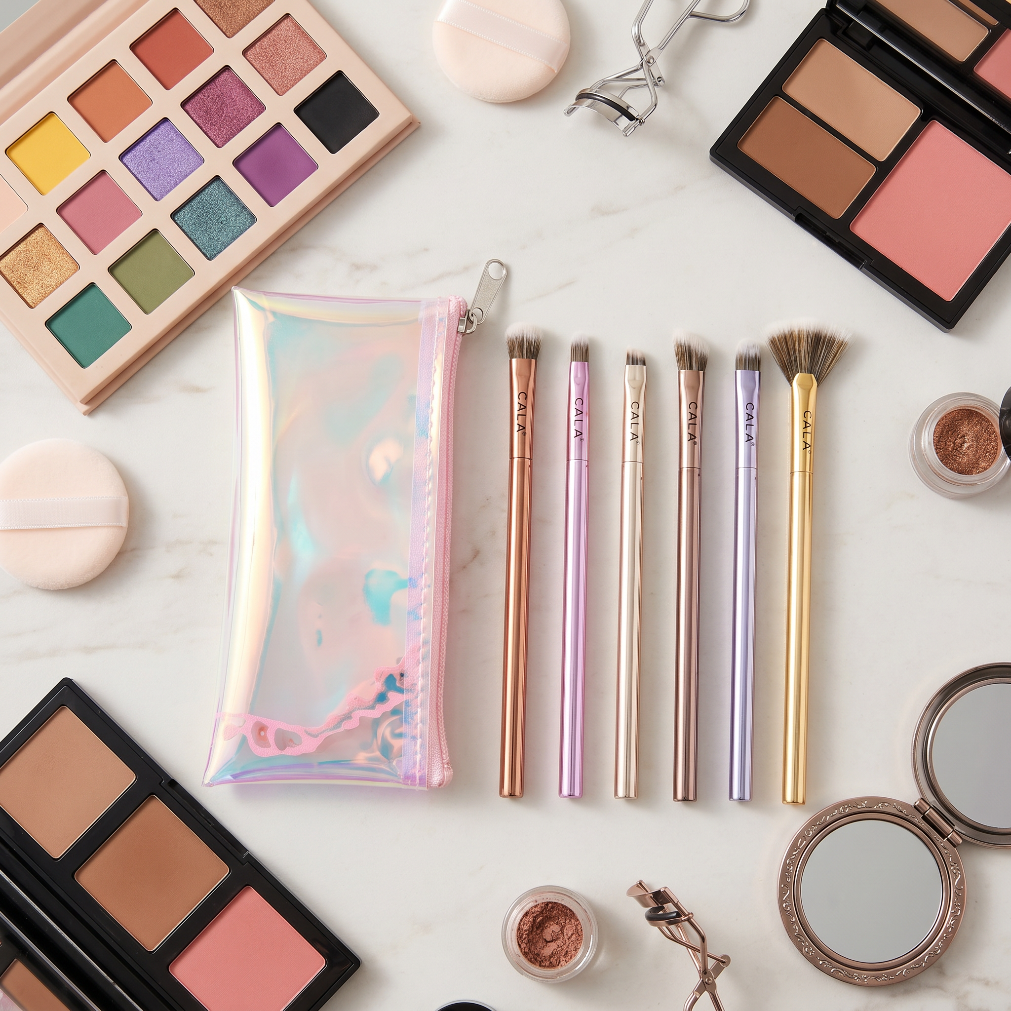 Cala&reg; Radiance Make Up Brush Set - Aaria Tees Aaria Tees