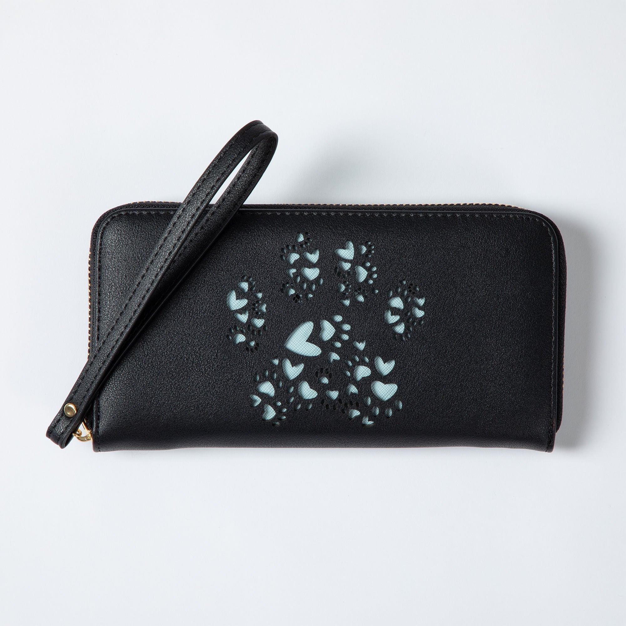 Pawfect Heart Cut-Out Wallet Wristlet - Aaria Tees Aaria Tees