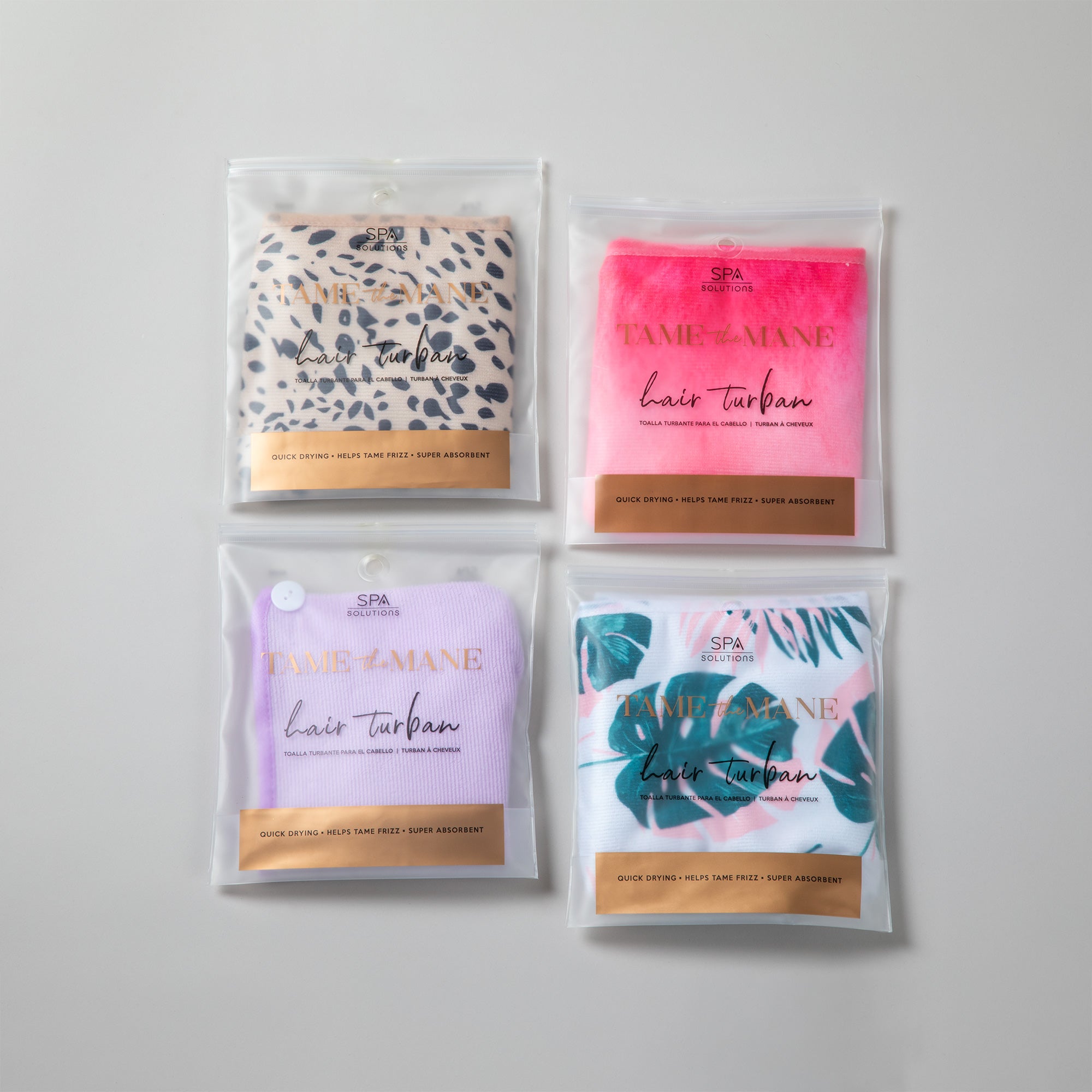 Tame the Mane Hair Turban Towel - Aaria Tees Aaria Tees