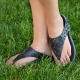 Cut-Out Paw Print Flip Flops - Aaria Tees Aaria Tees